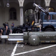 Italian authorities seizing a missile obtained by a neo-Nazi group, July 2019.